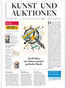 Kunst und Auktionen Abonnement