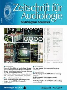 Zeitschriften Abo für Audiologie